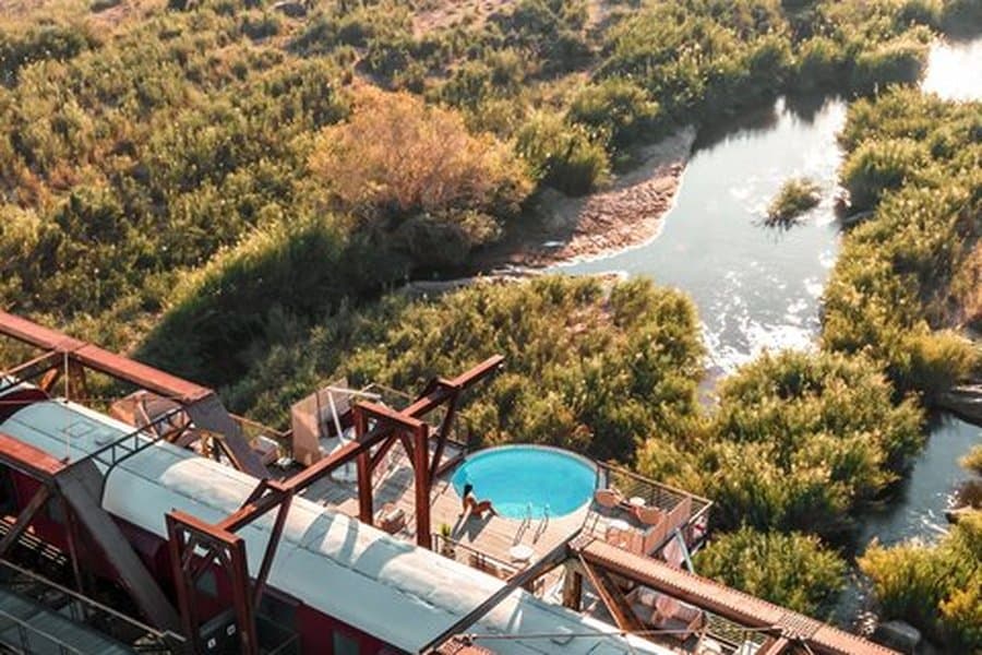 Sleep & Swim Above the South African Wilderness at This Bucket List Train Hotel