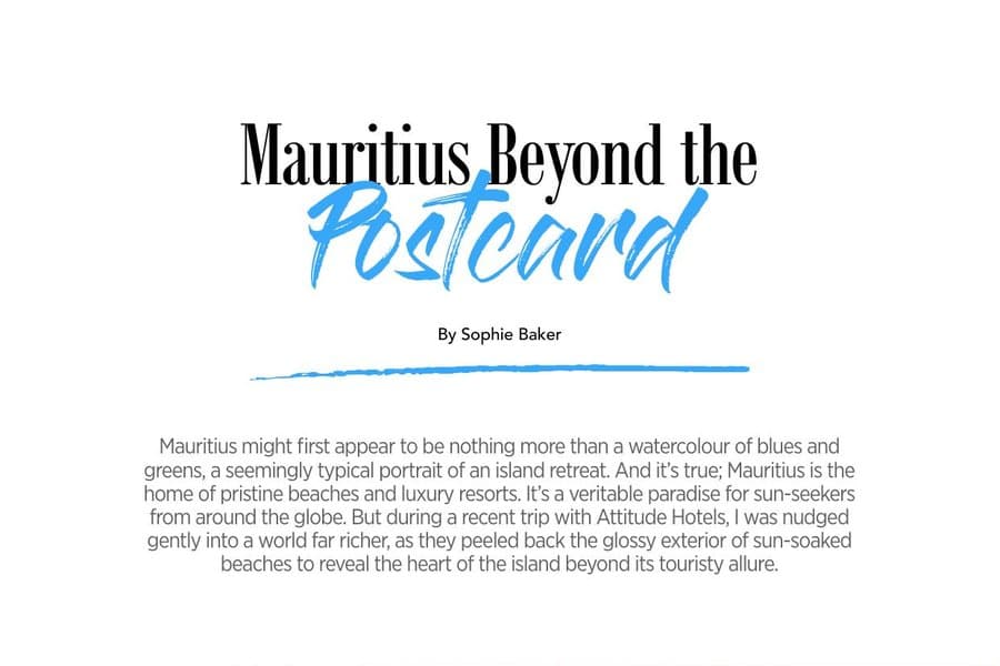Mauritius: Beyond the Postcard with Like a Local