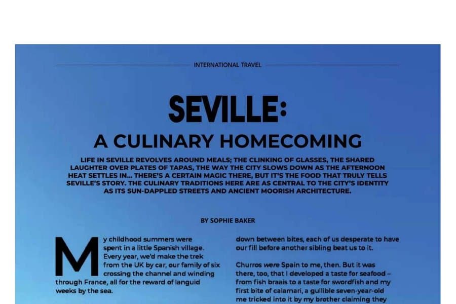 A Culinary Homecoming in Seville